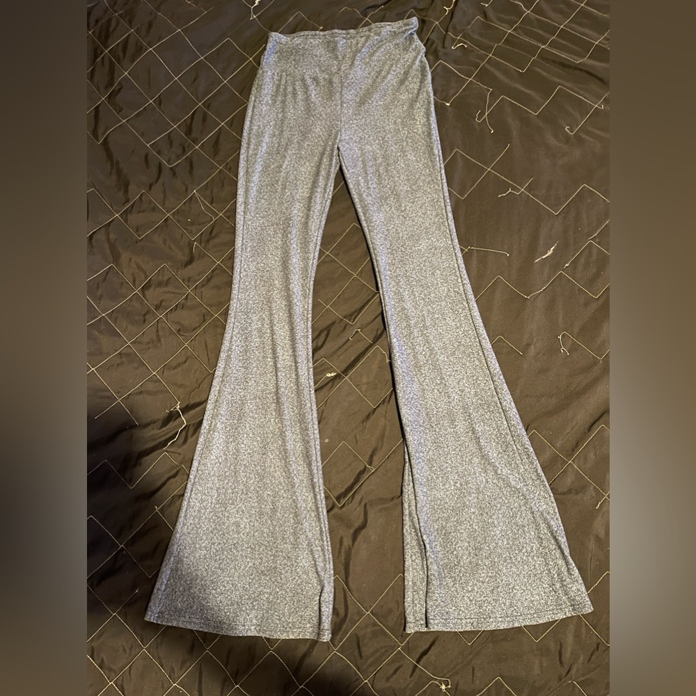 Jean-Colored Flare Leggings